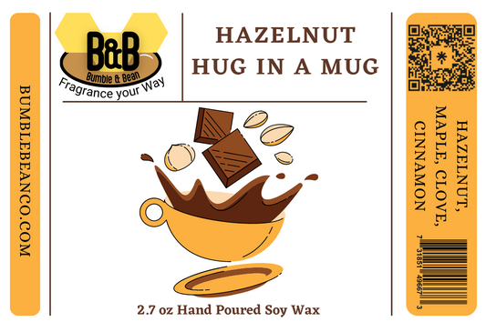 Embrace Cozy Comfort with Our Hazelnut Hug in a Mug Soy Wax Melt