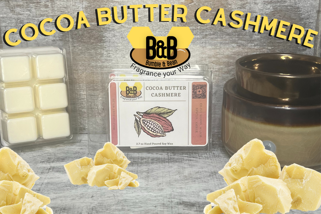 Indulge in Pure Luxury: The Captivating Aroma of Cocoa Butter Cashmere Soy Wax Melt