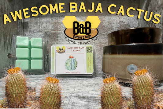 Discover the Enchanting Aroma of Baja Cactus Soy Wax Melt