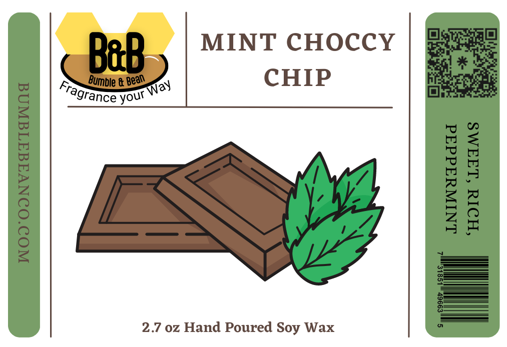 Mint Choccy Chip Soy Wax Melt